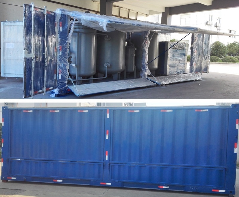 Denizcilik Sanayi ve Petrol Tanker için Konteyner tipi PSA Azot Jeneratörü