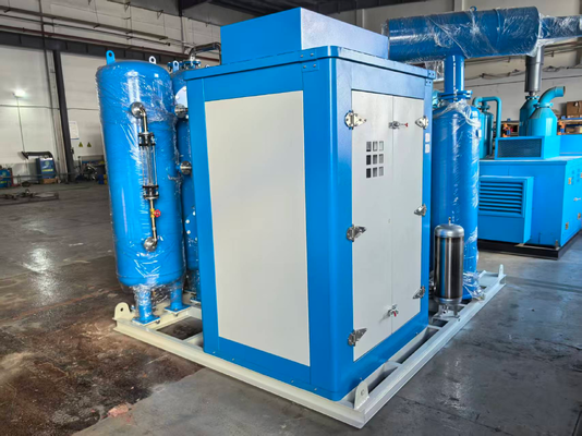 Kalite Yüksek İrtifa VSA-10 Oksijen Jeneratörü 10Nm3/saat %93 Saflık Kompakt Kızak Montajlı Düşük Enerjili Tıbbi Sınıf Fabrika